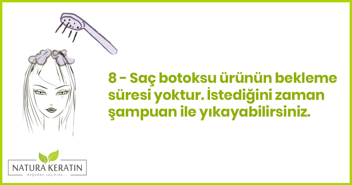 keratin bakimi uygulama sampuanla yikama