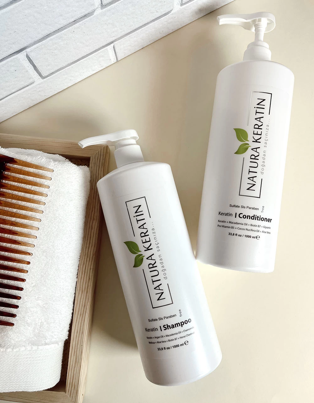 Natura Keratin Sülfatsız Saç Kremi 1000 Ml